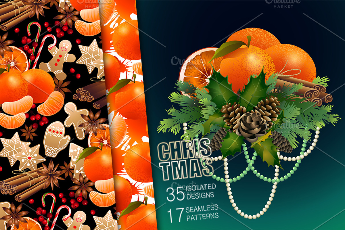Christmas collection, a Decorative Illustration by Ekaterina Glazkova (Photo 3 of 8)