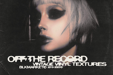 Off The Record - Vinyl Textures, a Texture Graphic by BLKMARKET©