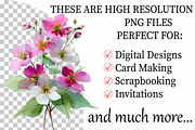 Wild Flowers Floral Border Clipart S, an Illustration by Daily.Designs (Thumbnail 2 of 7)