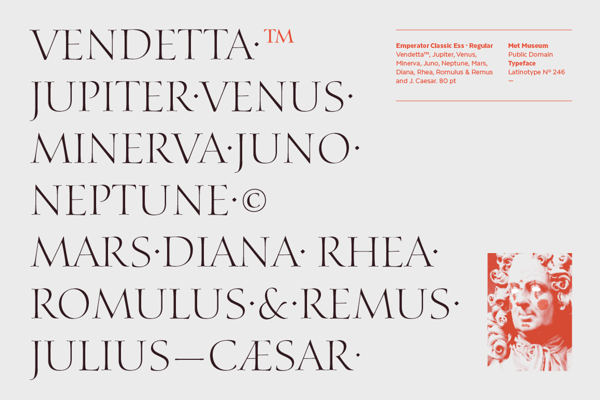 Emperator, a Serif Font by Latinotype (Photo 11 of 15)