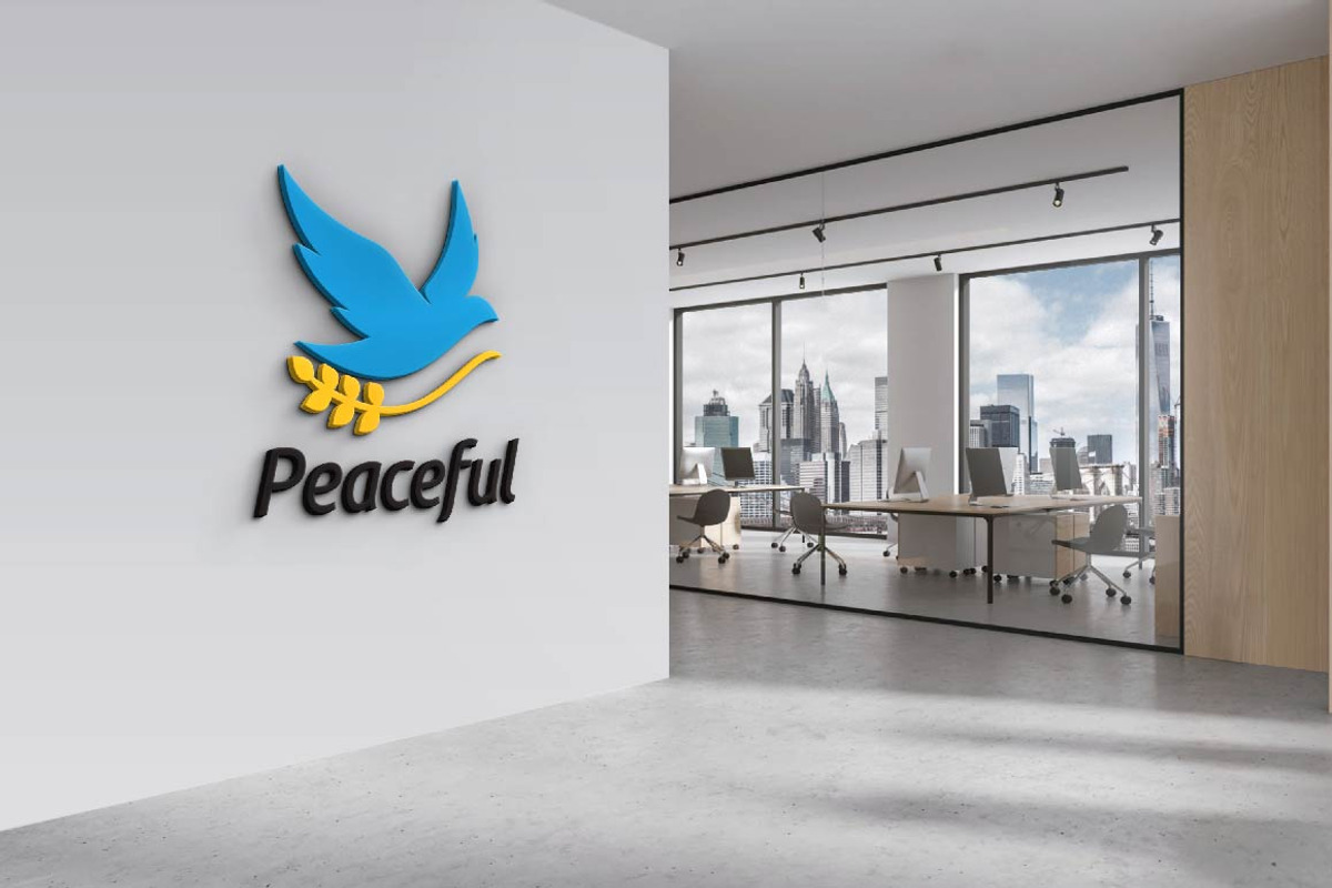 Peaceful Dove Pigeon Bird Fly Logo, a Branding & Logo Template by jongcreative (Photo 2 of 4)