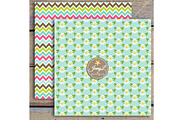 Daisy Flower Digital Paper & Clipart, a Pattern Graphic by JennyL Designs (Thumbnail 5 of 5)