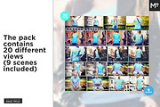 The City Series T-shirt Mock-up Pack, a Shirt Mockup by BlackMocca (Thumbnail 2 of 24)