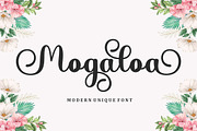 Mogaloa Script, a Script Font by Bosstype Studio (Thumbnail 1 of 8)
