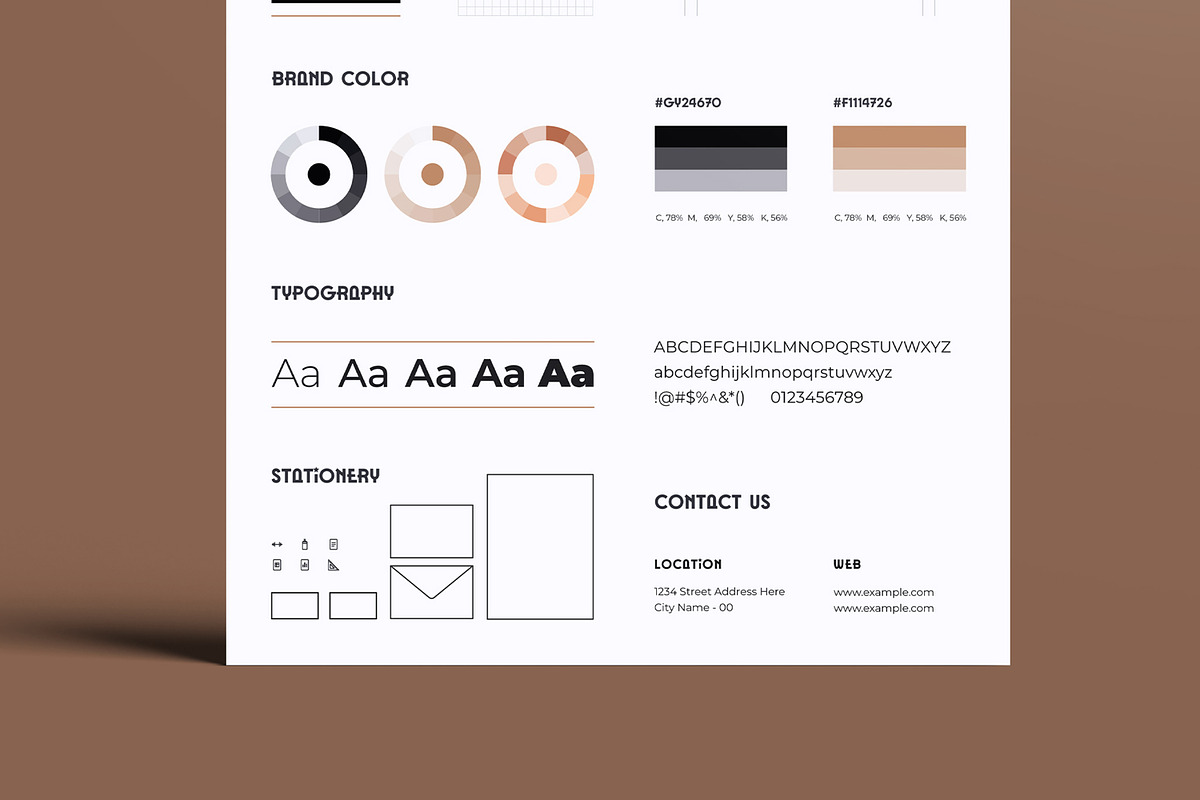 Brand Guidelines Poster, a Flyer Template by MightyDesign (Photo 5 of 8)