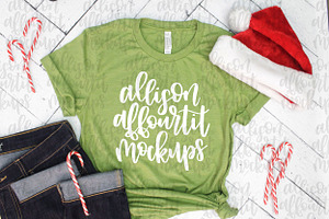 Bella Canvas Christmas Mockup Bundle