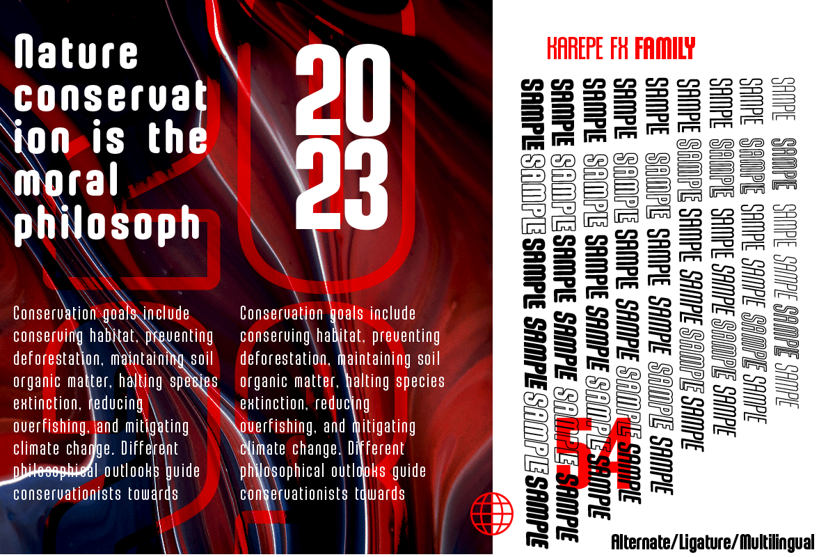 Karepe FX, a Sans Serif Font by Differentialtype (Photo 6 of 10)