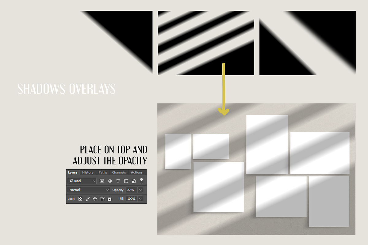 Isolated Gallery Wall Mockup, a Print Template by Dorado Stock (Photo 6 of 6)