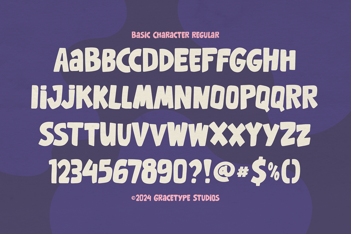 Wubbo Jumble | Hand Drawn Font, a Handwritten Font by gracetype_studio (Photo 10 of 12)