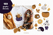 Autumn baby animals, an Animal Illustration by tatiletters (Thumbnail 9 of 11)