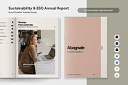 ESG Corporate Annual Report, a Brochure Template by trabaskriya (Thumbnail 1 of 6)