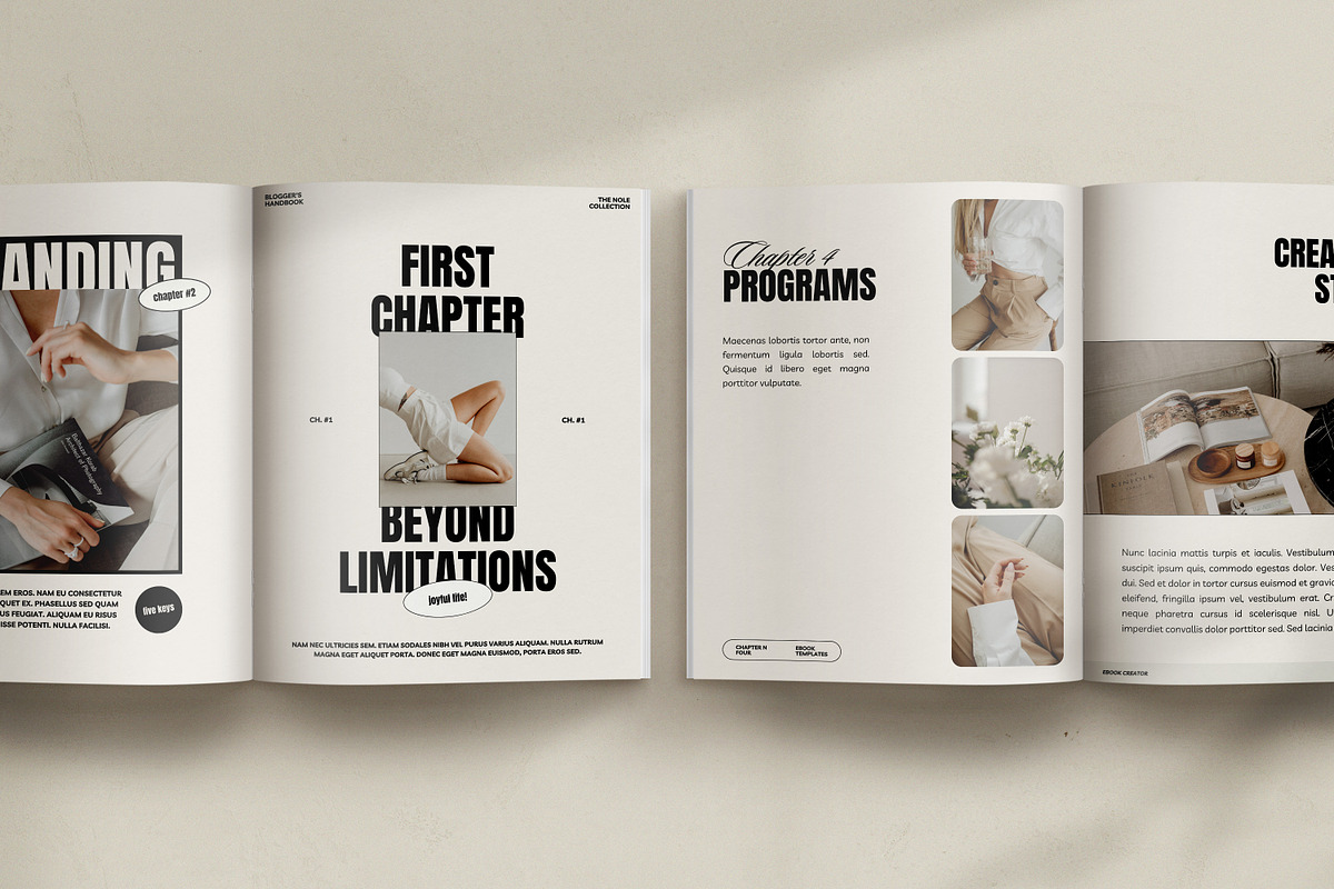 NOLE / 2in1 Ebook & Workbook Kit, a Magazine Template by Wildnun Studio (Photo 7 of 44)