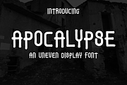 Apocalypse Bold, a Sans Serif Font by RADesigns21 (Thumbnail 1 of 7)
