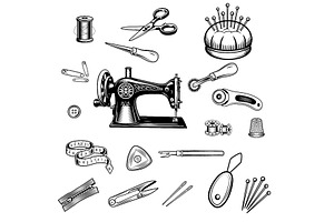 Sewing machine with 18 tailoring