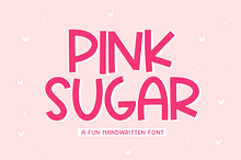 Pink Sugar | Fun Handwritten Font