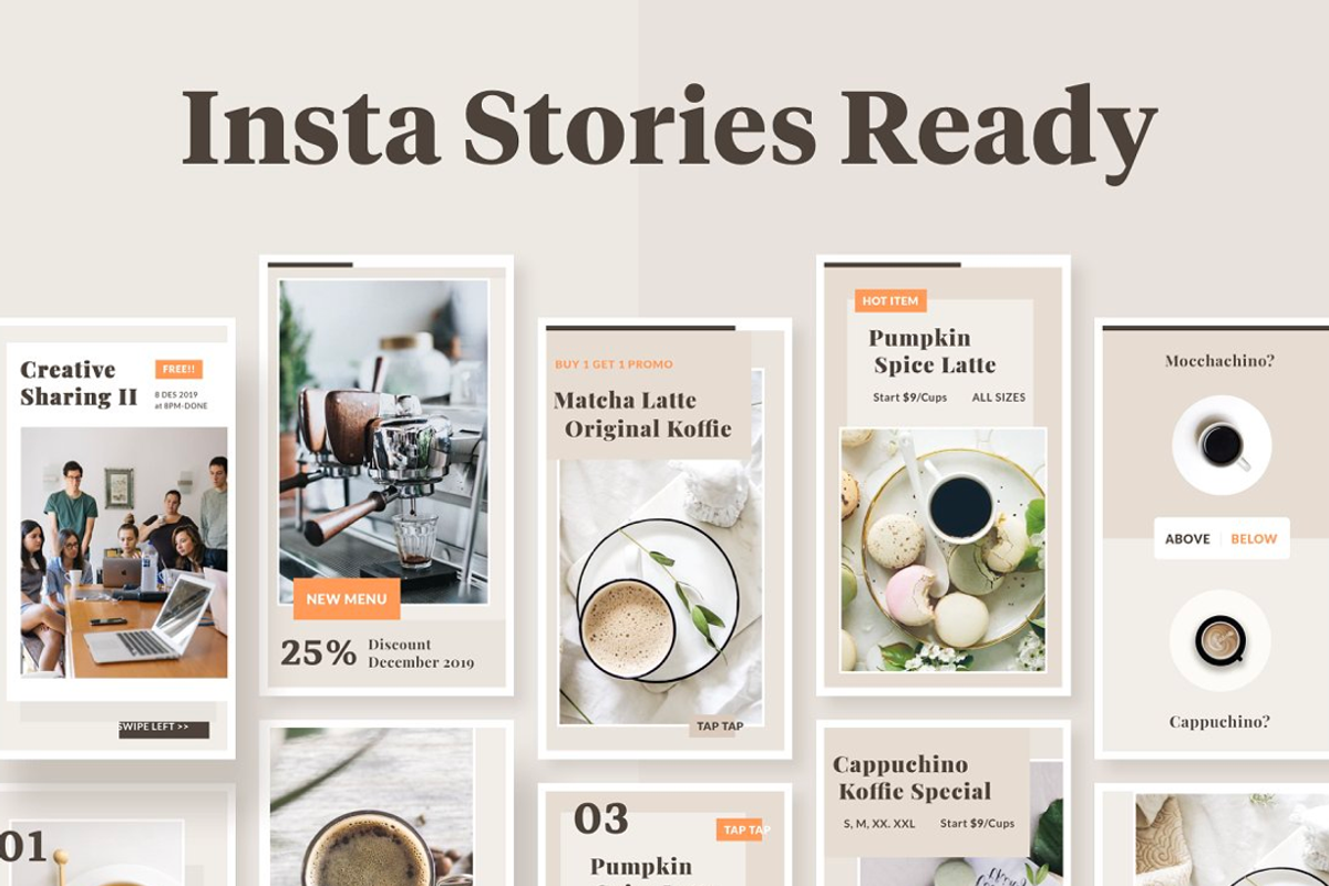 Coffe - Coffe Instagram Template, a Social Media Template by Designspace (Photo 4 of 8)