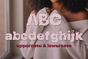Psychedelic Heart Retro Bubble Font, a Handwritten Font by Little Creative Scribbles (Thumbnail 2 of 7)