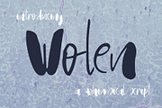 Wolen Font, a Script Font by SophieSaxo (Thumbnail 1 of 8)