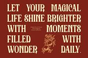 Cahileros Retro Bold Serif Font, a Serif Font by timelesstype.co (Thumbnail 13 of 20)