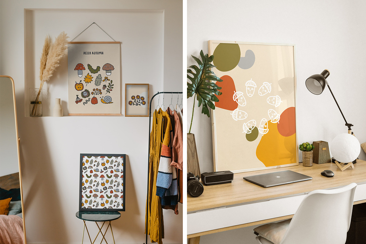 Autumn cute collection, a Seasonal Illustration by marmarina (Photo 7 of 10)