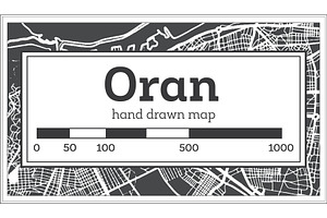 Oran Algeria City Map