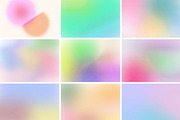 25 Gradient retro background set, a Texture Graphic by Nuchylee Photo (Thumbnail 8 of 13)