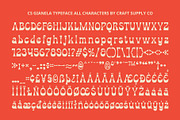 CS Gianela – Reverse Contrast Font, a Sans Serif Font by Craft Supply Co. (Thumbnail 8 of 8)