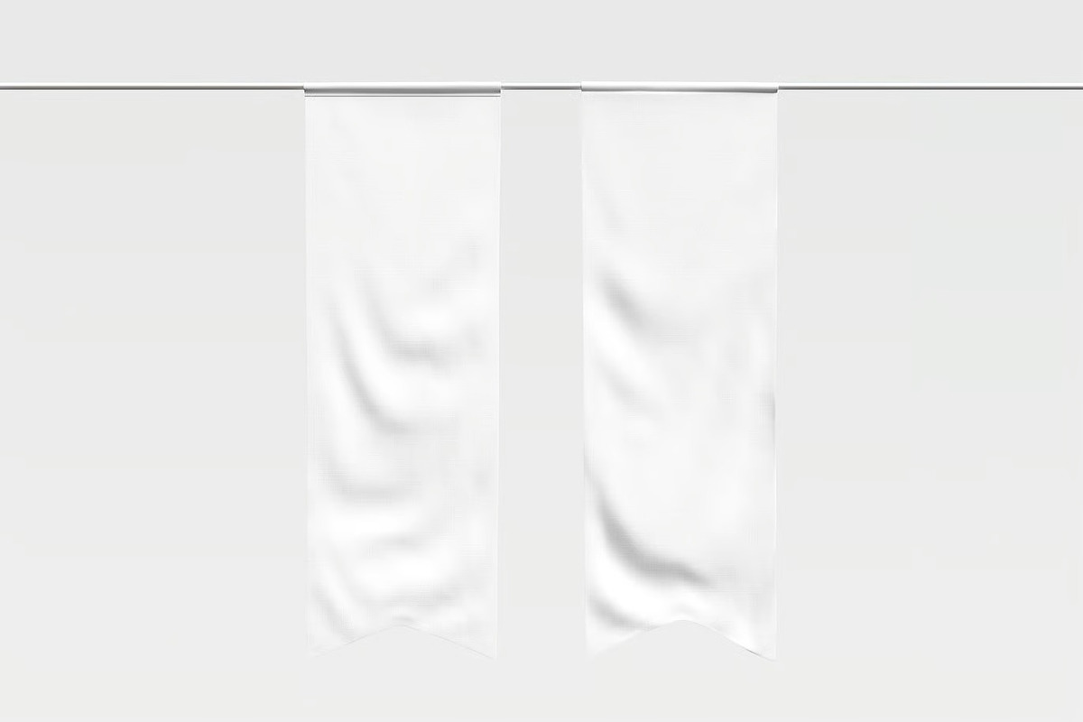 Vertical Flag Mockup, an Advertising Mockup by zpackcreative (Photo 3 of 4)