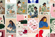 CONTEMPORARY ART PRINTS - 140 Bundle, a Background Graphic by Tomasz Ganclerz (Thumbnail 10 of 12)
