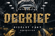 DEGRIEF Vintage Blackletter Display, a Blackletter Font by dansdesign (Thumbnail 1 of 11)