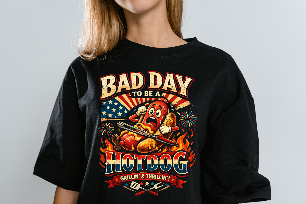 Bad Day to Be a Hotdog PNG, a Graphic by Vector Portal (Photo 2 of 6)
