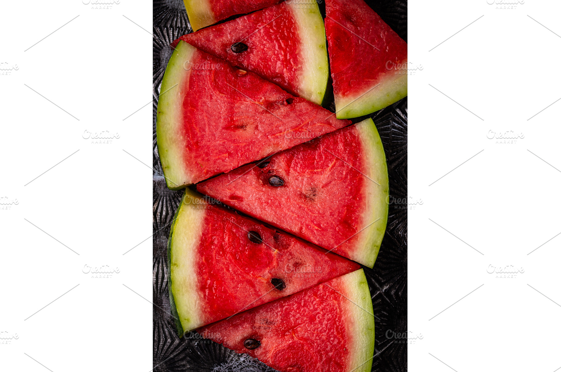 Fresh juicy sliced watermelon close, a Food & Drink Photo by Yulia Furman