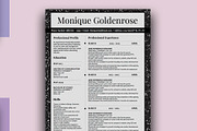 3 Beautiful Resume Designs Bundle, a Resume Template by Stand Out Shop (Thumbnail 3 of 5)