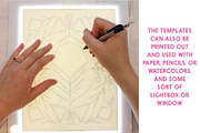 Folksy Wreaths & Bouquets Templates, an Illustration by On the Mark Designs (Thumbnail 6 of 16)