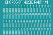 Classic guitar music chords vector, an Education Illustration by LineTale (Thumbnail 1 of 4)