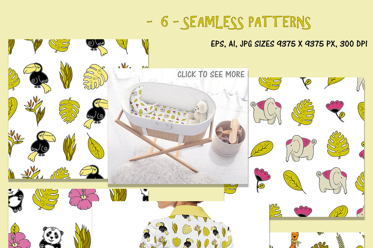 Animals Jungle clipart bundle, an Animal Illustration by WildStrawberry Magic (Photo 6 of 8)