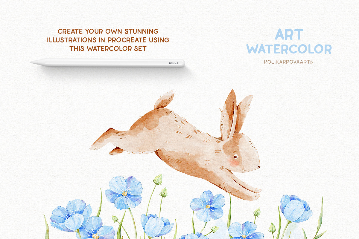 Art Watercolor - Brushes & Canvases, a Brush Add-On by polikarpovaart (Photo 12 of 16)