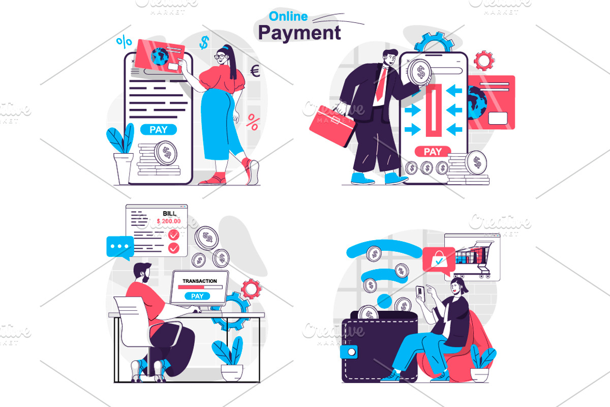 Flat Design Concept Illustrations, a Finance Illustration by alexdndz (Photo 22 of 42)