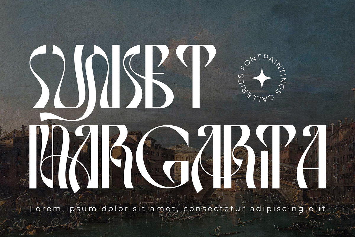 Paintings Galleries Font, a Sans Serif Font by 177Studio (Photo 6 of 8)