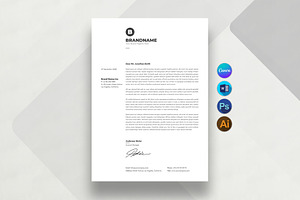 Canva Letterhead