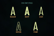 Holder Sans Typeface + Extras, a Sans Serif Font by Design 265 (Thumbnail 3 of 10)