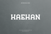 Kaehan - Modern Display Typeface, a Slab Serif Font by garismantra (Thumbnail 1 of 4)
