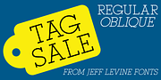 Tag Sale JNL, a Slab Serif Font by Jeff Levine Fonts (Thumbnail 1 of 5)