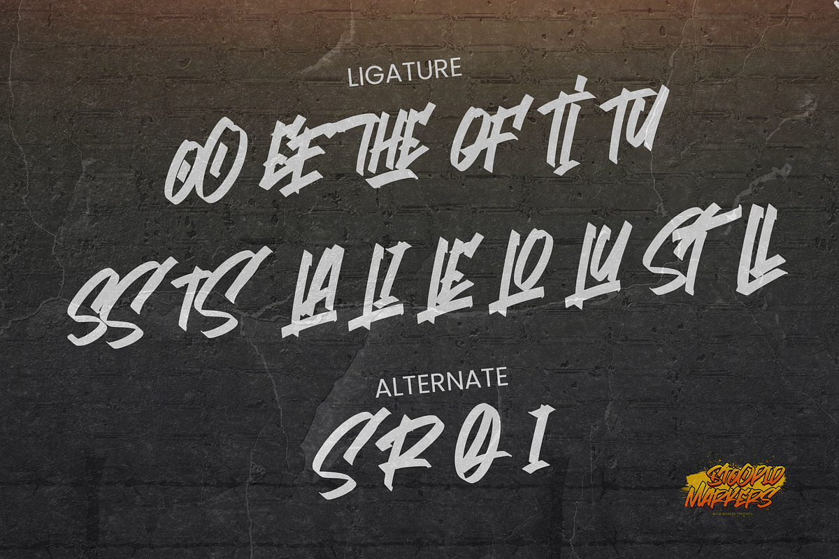 Stoopid Markers-Bold Market Typeface, a Sans Serif Font by Gassstype (Photo 7 of 8)