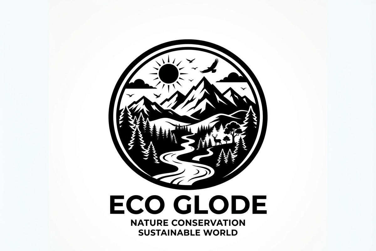 60 Eco Globe Landscape Silhouette, a Technology Illustration by Amazin_art (Photo 20 of 29)