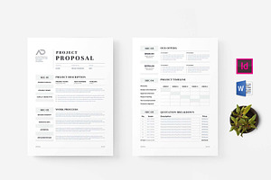 Proposal | MS Word & Indesign, a Stationery Template by design_hut