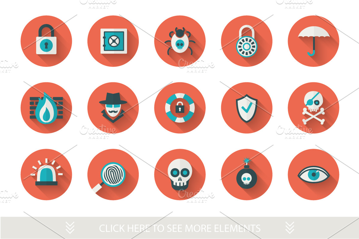 Flat Security Set, an Icon by Alex Serada (Photo 4 of 5)