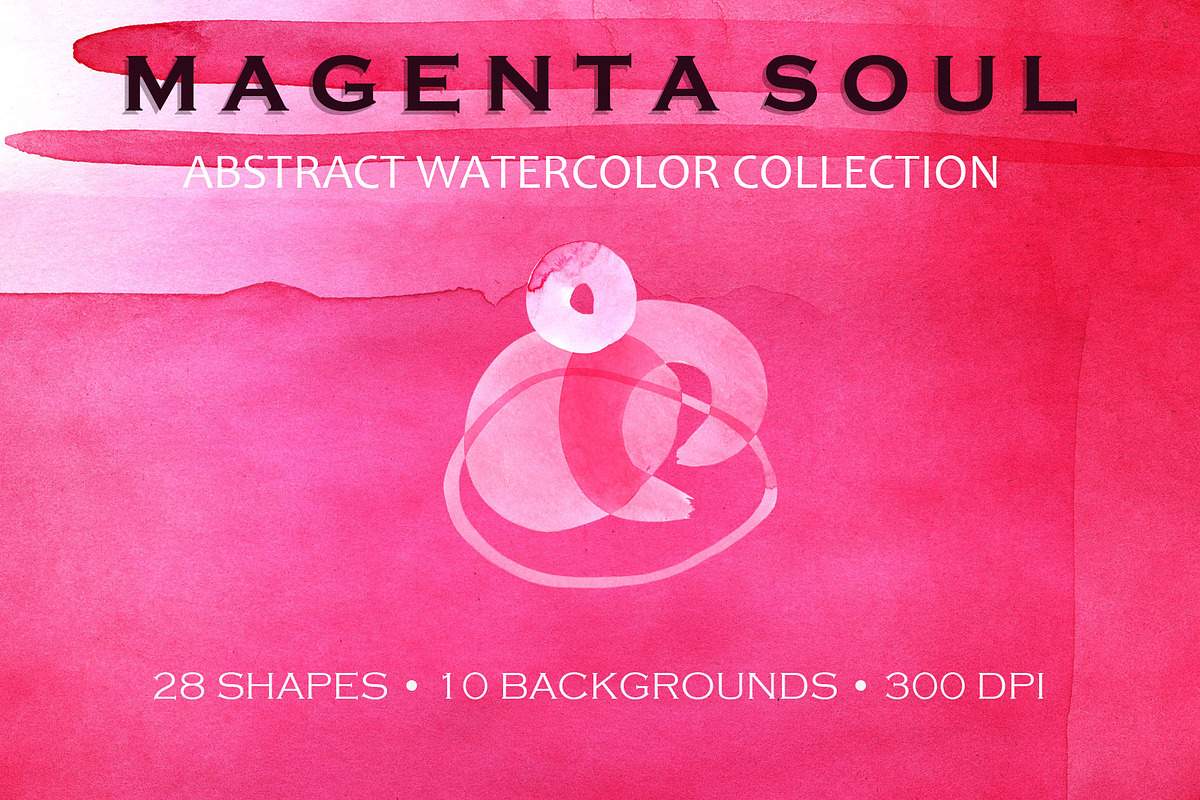 Magenta Abstract Watercolor, a Texture Graphic by FineArt (Photo 1 of 12)