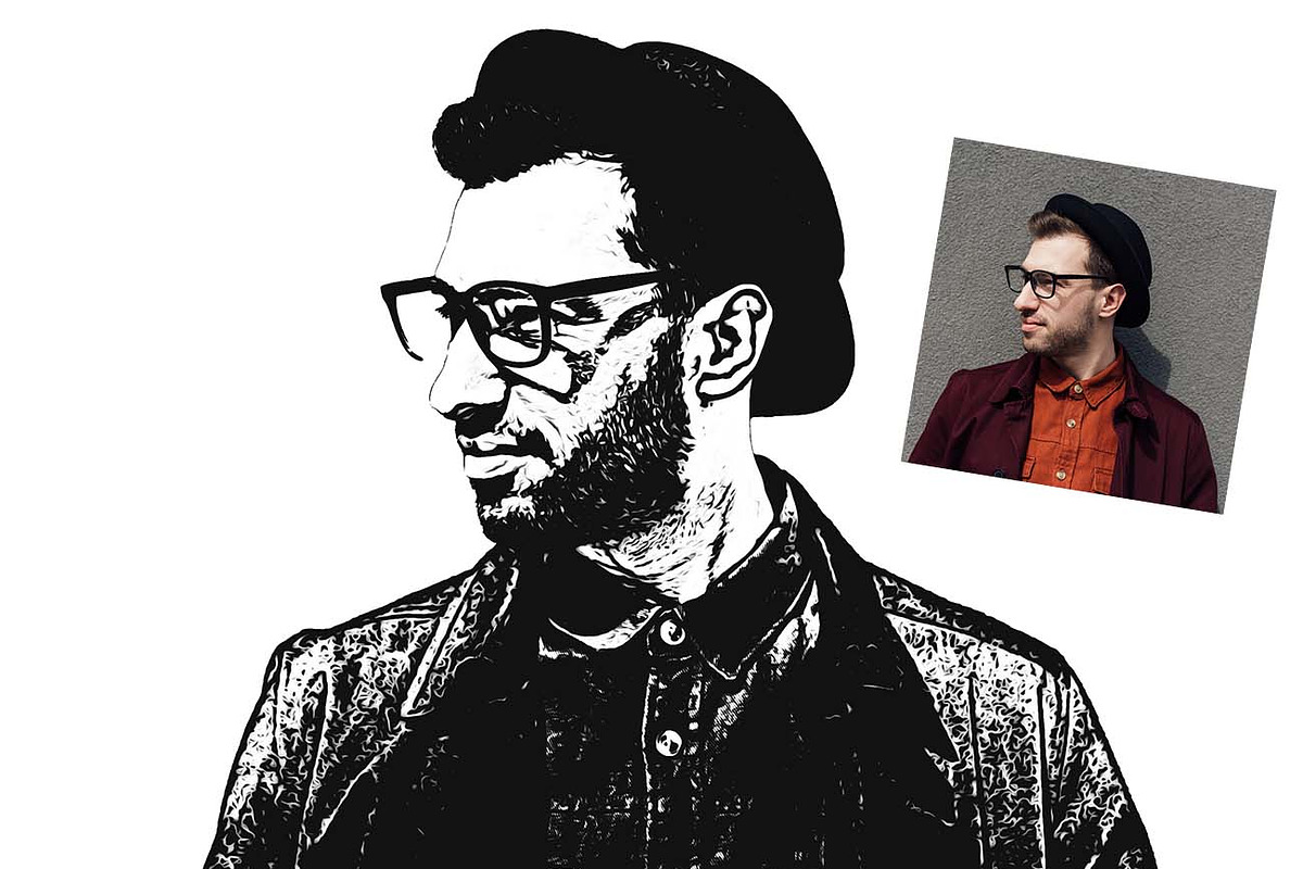 Image Vector Tracing Ps Action, an Action Add-On by Studio Retouch (Photo 7 of 10)