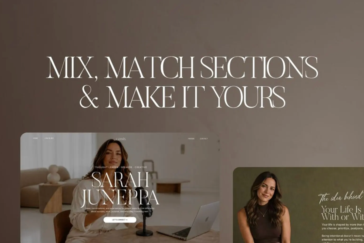 Squarespace Personal Brand Website, a Squarespace Template by JOA CREATIVE LAB (Photo 2 of 6)